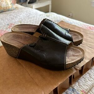 Joseph Seibel super comfortable mules.